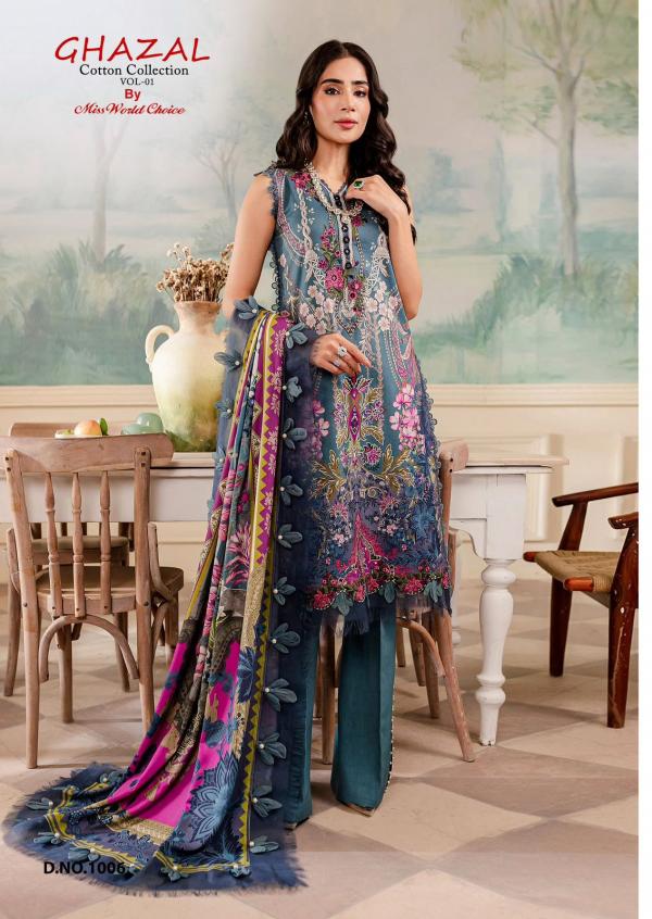 Miss World Ghazal Vol-01 – Karachi Dress Material